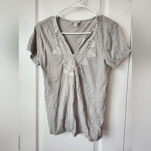 Lucky Brand Embroidered Top